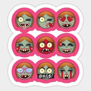 Dead Emojis Sticker